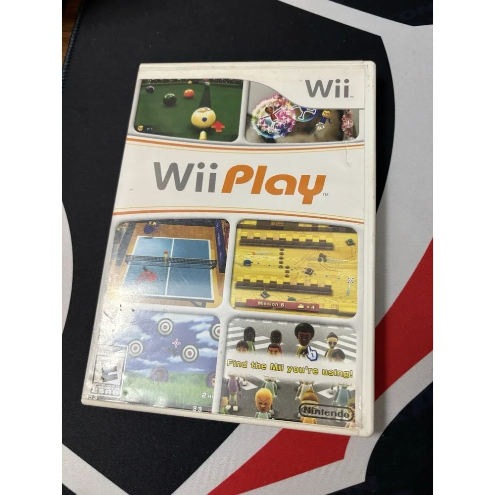 Nintendo Wii Play Wii Sports Mixed Sports Game Disc w/ Case & Manual